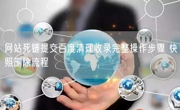 网站死链提交百度清理收录完整操作步骤 快照删除流程