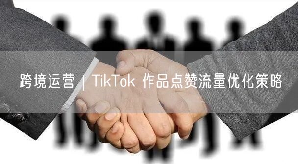 跨境运营｜TikTok 作品点赞流量优化策略