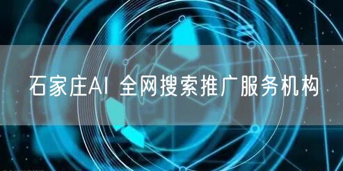 石家庄AI 全网搜索推广服务机构